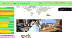 Desktop Screenshot of accordeonclub.com
